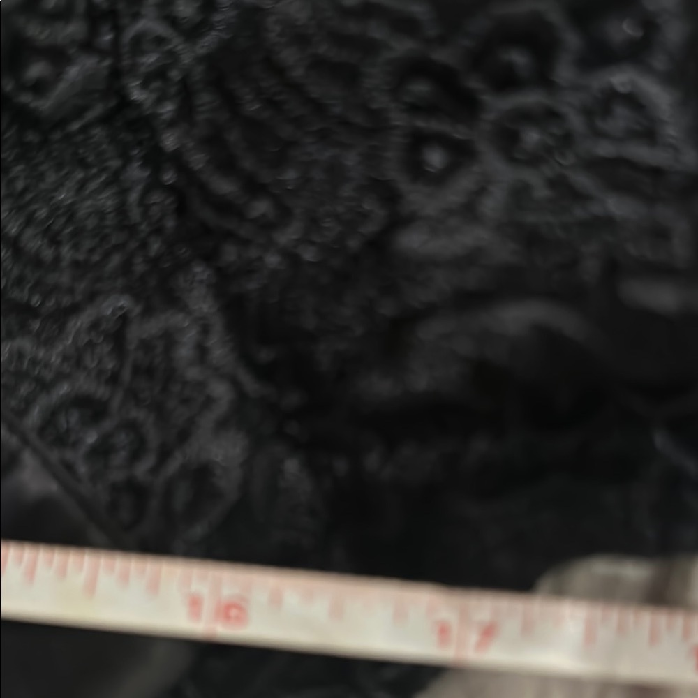 bebe Black Long Sleeve lace and satin blazer with detachable belt. Gorgeous! - Picture 9 of 11